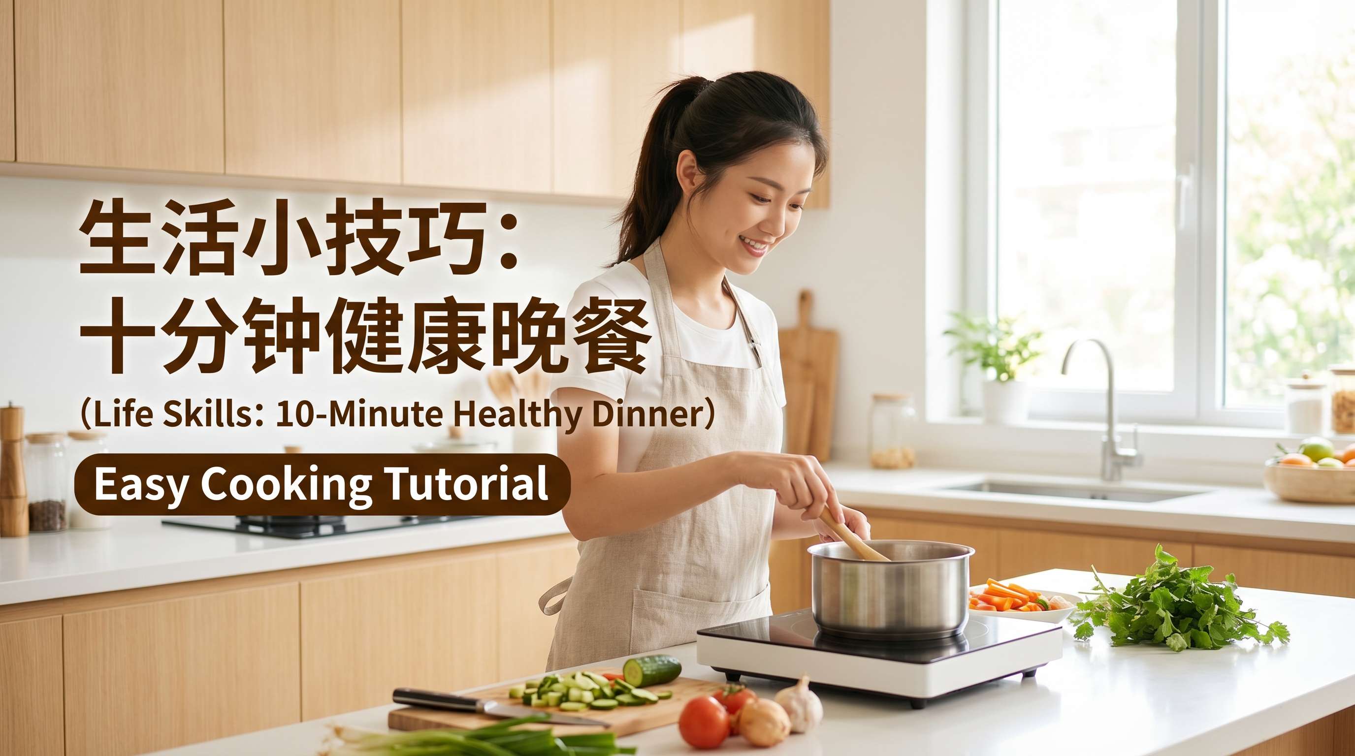 菠萝视频生活技能视频教程：十分钟健康晚餐烹饪教学，www.6xglci.cn
